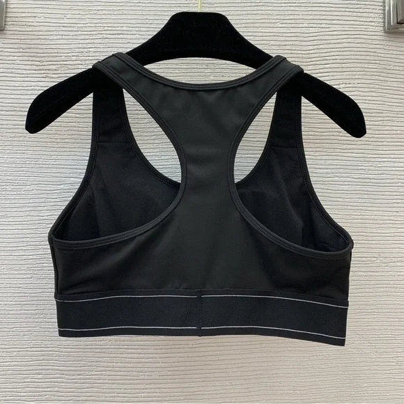 ALO Yoga Black Leggings with Gray Accents - Picture 4 of 8